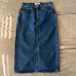 Reformation Denim Mini Skirt